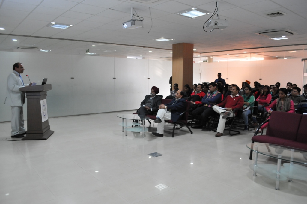 A LECTURE BY PROF. SUBHASH C. MINOCHA ON DECEMBER 16, 2015